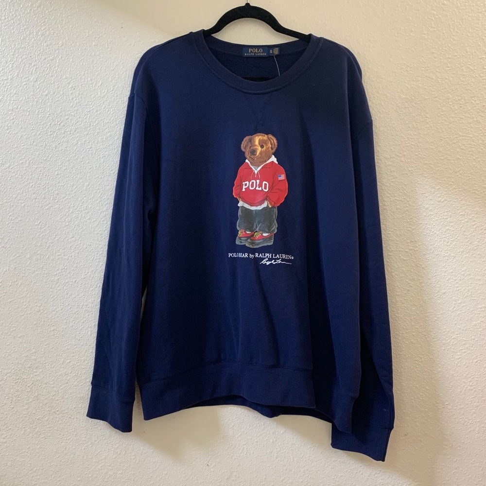 NEW Ralph Lauren Polo Bear Sweatshirt XL